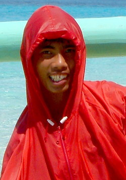 wet anorak skyblue adventure swimming mindoro